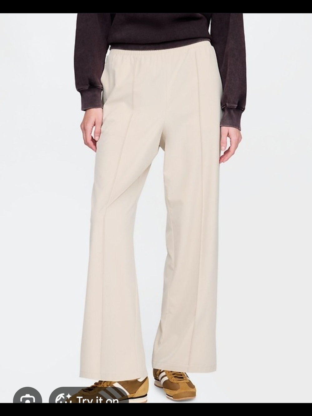GAP Fit ivory lightweight pants size L Tall